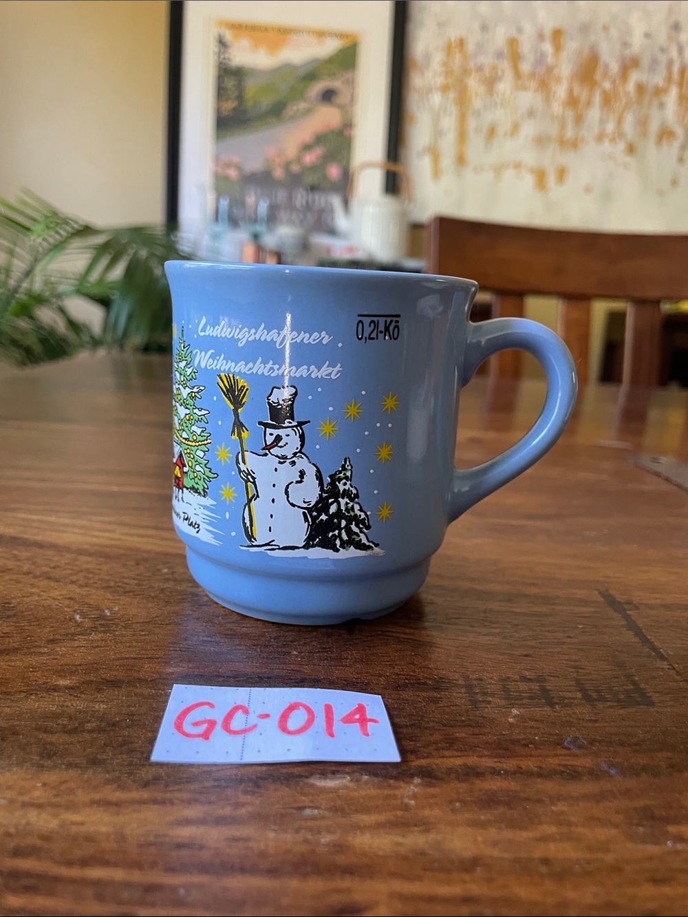 $13 or 2/$20! Ludwigshafener German Gluehwein Mug Cup Christmas Night Market